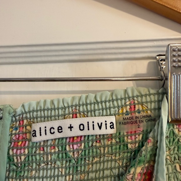 Alice + Olivia Alabama Palazzo Pants Floral Fest Size 2 - Picture 3 of 3